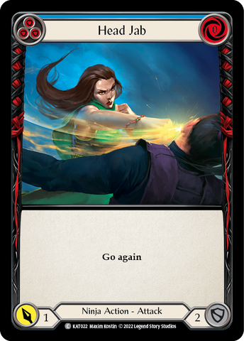 Head Jab (Blue) [KAT022] [Outsiders Katsu Blitz Deck]