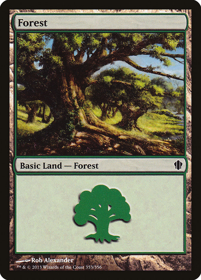 Forest (#353) [Commander 2013]