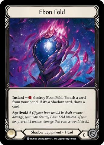 Ebon Fold [MON188-CF] (Monarch) 1st Edition Cold Foil