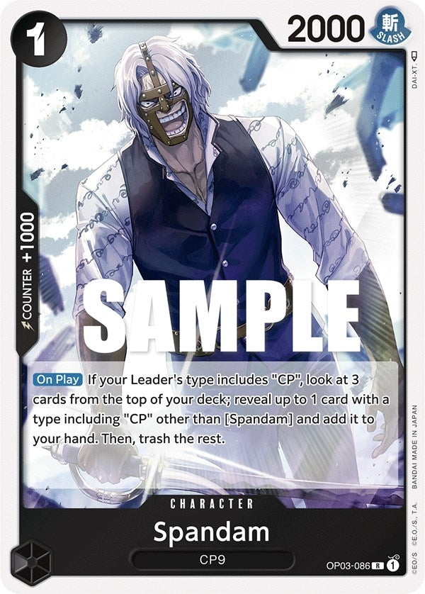 Image for Spandam (OP03-086) [Pillars of Strength] - One Piece Card Game