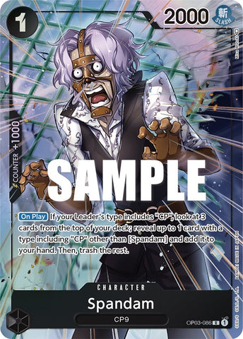 Spandam (Alternate Art) (OP03-086) [Pillars of Strength]