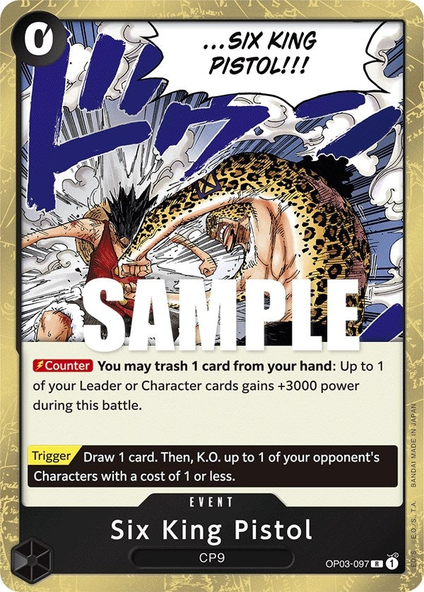 Image for Six King Pistol (OP03-097) [Pillars of Strength] - One Piece Card Game