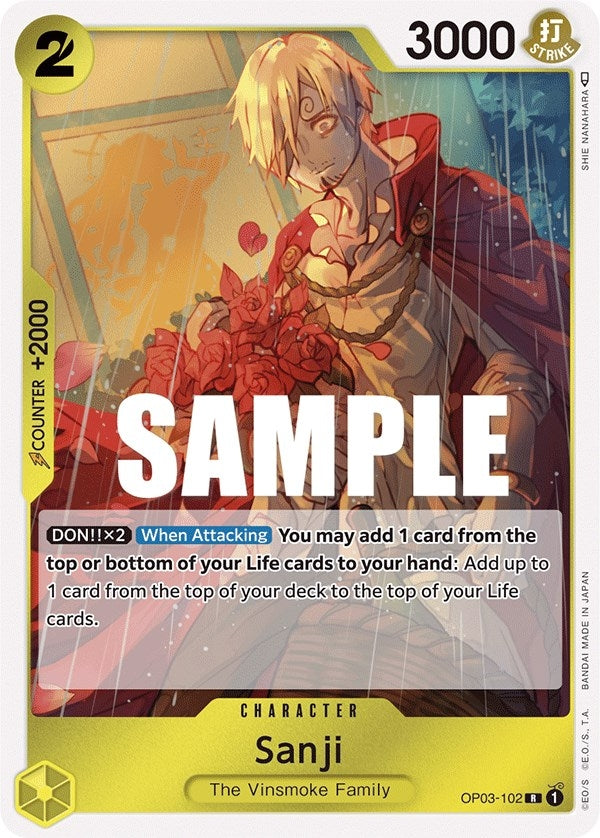 Image for Sanji (OP03-102) [Pillars of Strength] - One Piece Card Game