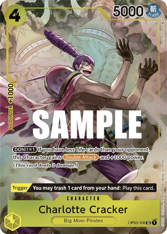 Charlotte Cracker (Alternate Art) (OP03-108) [Pillars of Strength]