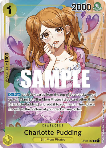 Charlotte Pudding (Alternate Art) (OP03-112) [Pillars of Strength]