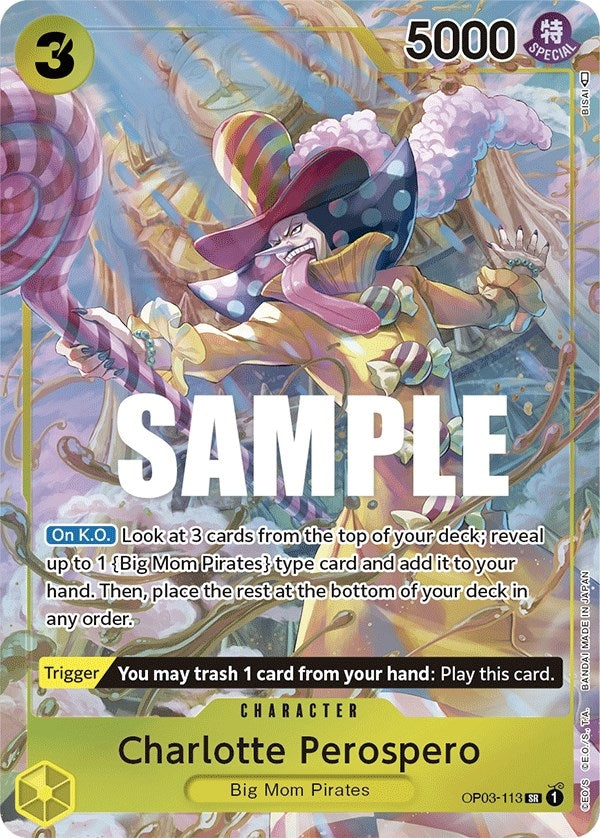 Image for Charlotte Perospero (Alternate Art) (OP03-113) [Pillars of Strength] - One Piece Card Game
