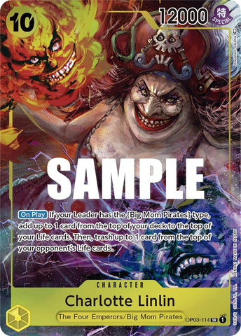 Charlotte Linlin (Alternate Art) (OP03-114) [Pillars of Strength]