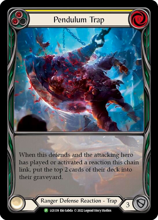 Pendulum Trap (Yellow) [LGS139] (Promo) Rainbow Foil