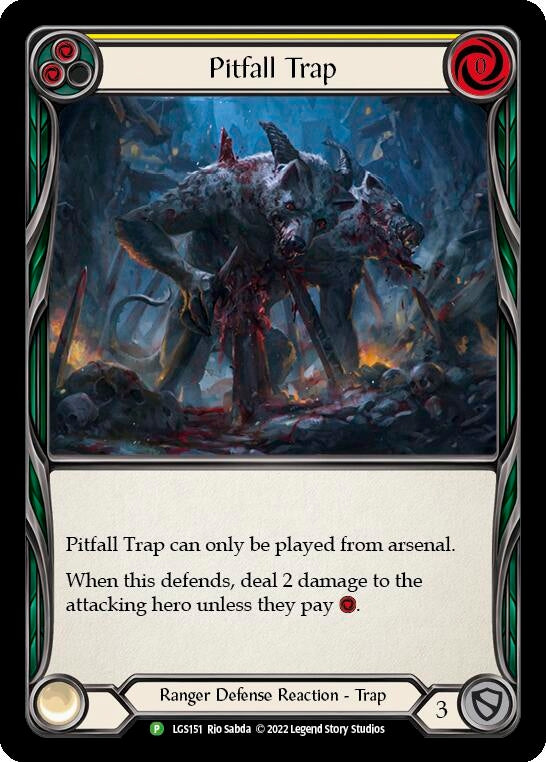 Pitfall Trap (Yellow) [LGS151] (Promo) Rainbow Foil