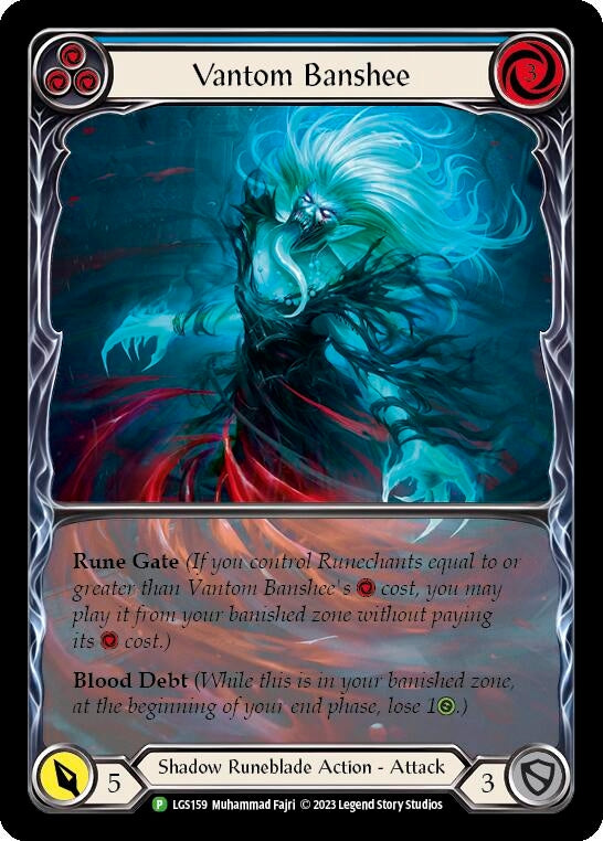 Vantom Banshee (Blue) (Extended Art) [LGS159] (Promo) Rainbow Foil
