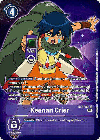 Keenan Crier [EX4-064] (Alternate Art) [Alternative Being Booster]