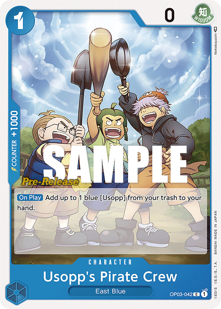 Image for Usopp's Pirate Crew (OP03-042) [Pillars of Strength Pre-Release Cards] - One Piece Card Game