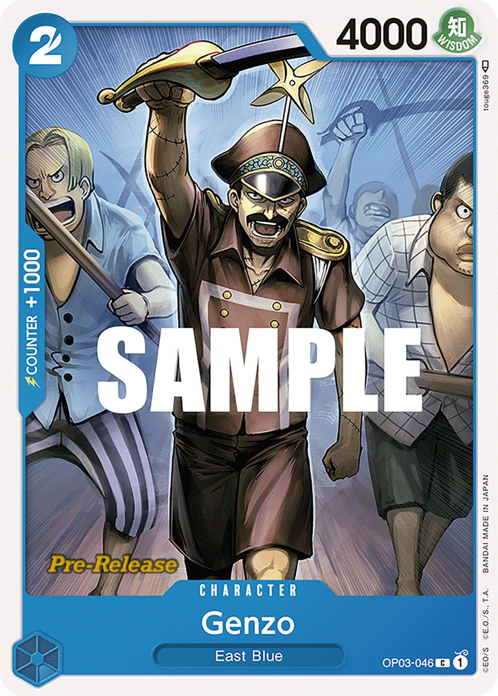 Image for Genzo (OP03-046) [Pillars of Strength Pre-Release Cards] - One Piece Card Game
