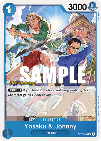 Image for Yosaku & Johnny (OP03-053) [Pillars of Strength Pre-Release Cards] - One Piece Card Game