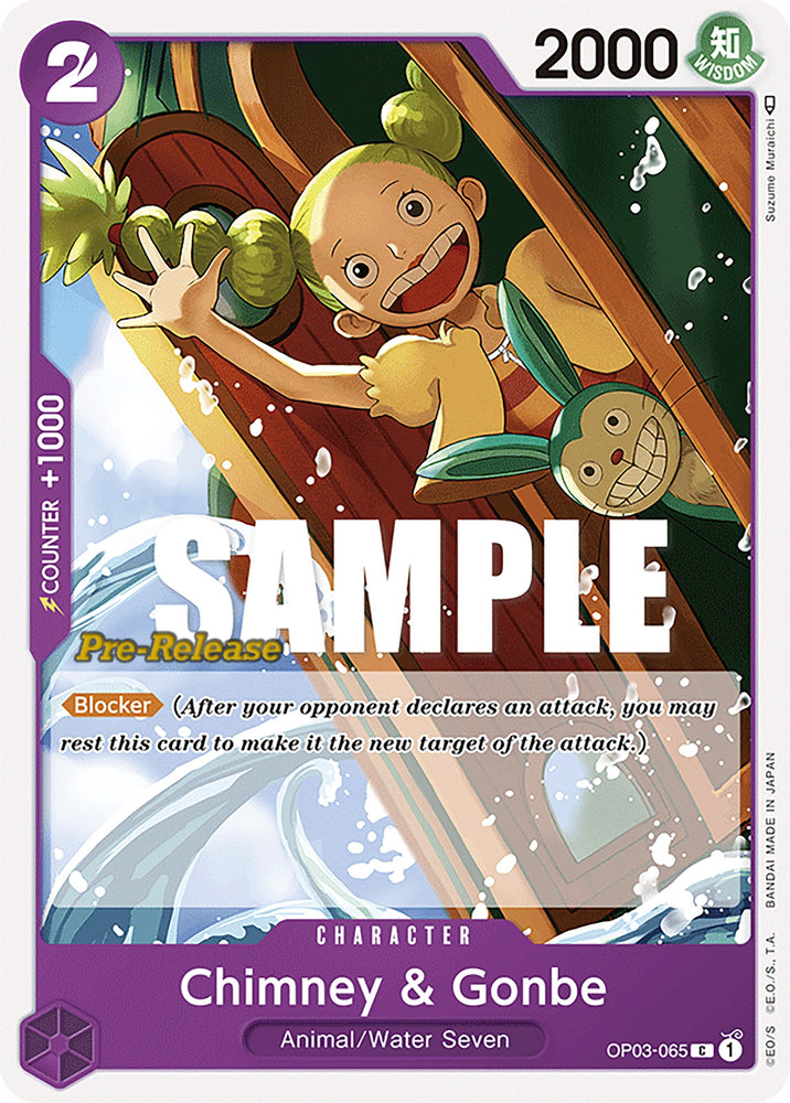 Chimney & Gonbe (OP03-065) [Pillars of Strength Pre-Release Cards]