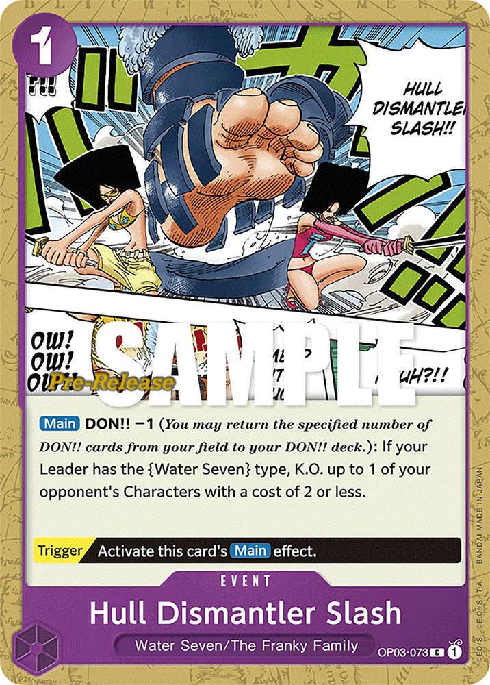 Image for Hull Dismantler Slash (OP03-073) [Pillars of Strength Pre-Release Cards] - One Piece Card Game