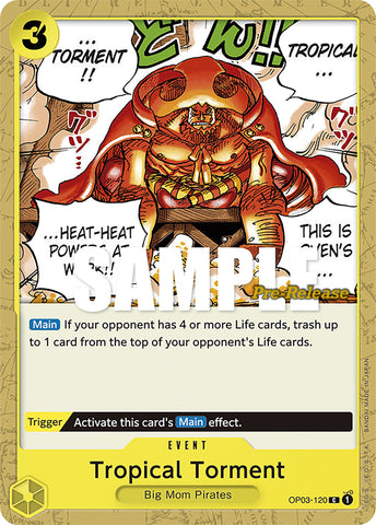 Tropical Torment (OP03-120) [Pillars of Strength Pre-Release Cards]