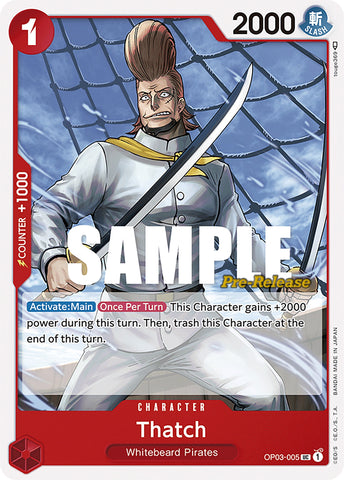 Thatch (OP03-005) [Pillars of Strength Pre-Release Cards]