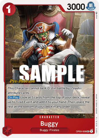 Image for Buggy (008) (OP03-008) [Pillars of Strength Pre-Release Cards] - One Piece Card Game