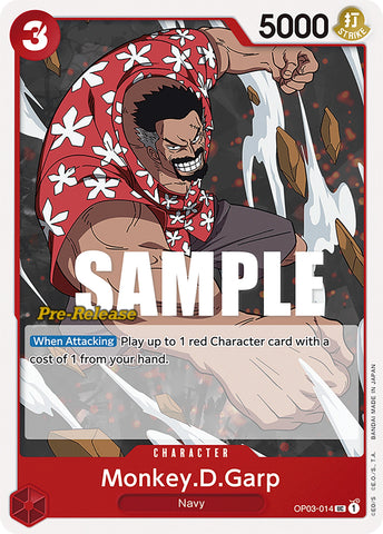 Image for Monkey.D.Garp (OP03-014) [Pillars of Strength Pre-Release Cards] - One Piece Card Game