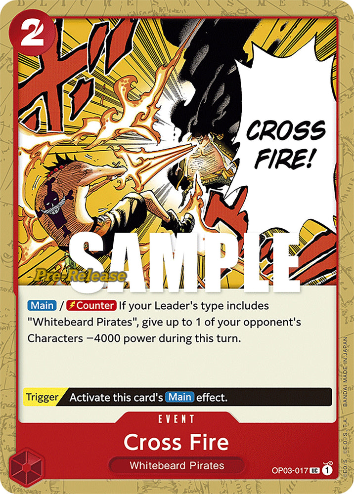 Image for Cross Fire (OP03-017) [Pillars of Strength Pre-Release Cards] - One Piece Card Game
