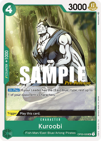 Image for Kuroobi (OP03-026) [Pillars of Strength Pre-Release Cards] - One Piece Card Game