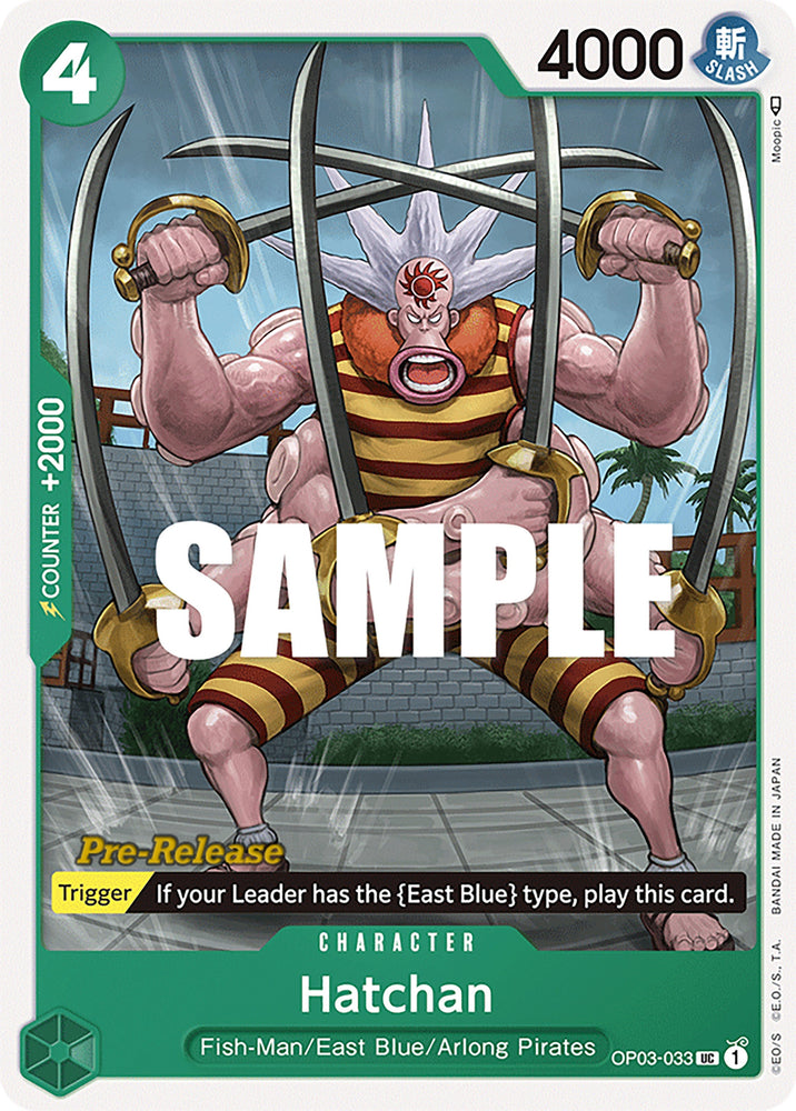 Image for Hatchan (OP03-033) [Pillars of Strength Pre-Release Cards] - One Piece Card Game