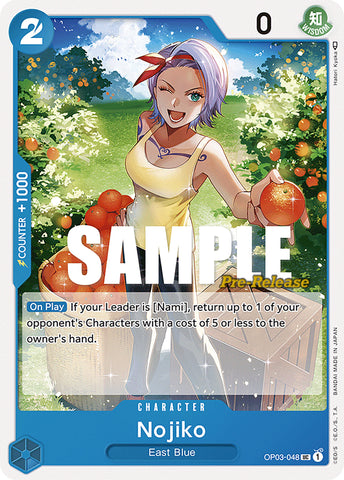 Nojiko (OP03-048) [Pillars of Strength Pre-Release Cards]