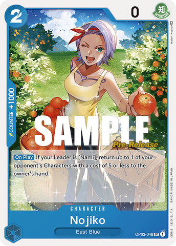 Image for Nojiko (OP03-048) [Pillars of Strength Pre-Release Cards] - One Piece Card Game
