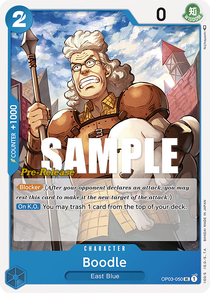 Image for Boodle (OP03-050) [Pillars of Strength Pre-Release Cards] - One Piece Card Game