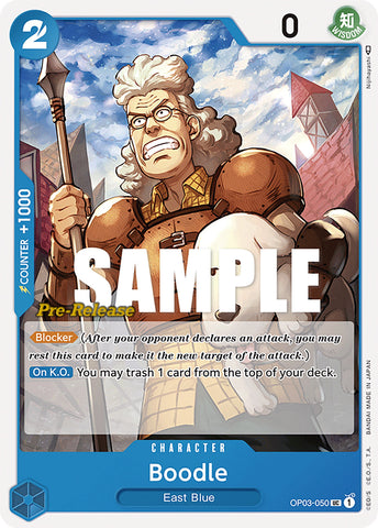 Image for Boodle (OP03-050) [Pillars of Strength Pre-Release Cards] - One Piece Card Game