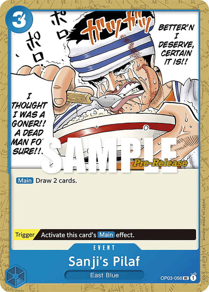 Sanji's Pilaf (OP03-056) [Pillars of Strength Pre-Release Cards]