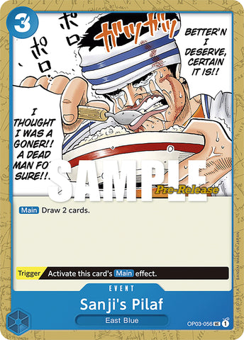 Sanji's Pilaf (OP03-056) [Pillars of Strength Pre-Release Cards]