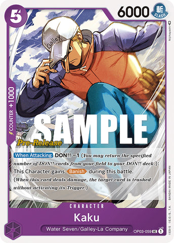 Kaku (OP03-059) [Pillars of Strength Pre-Release Cards]