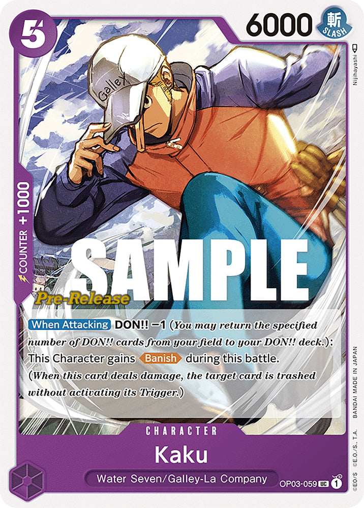 Image for Kaku (OP03-059) [Pillars of Strength Pre-Release Cards] - One Piece Card Game