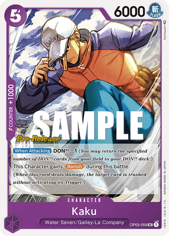 Image for Kaku (OP03-059) [Pillars of Strength Pre-Release Cards] - One Piece Card Game