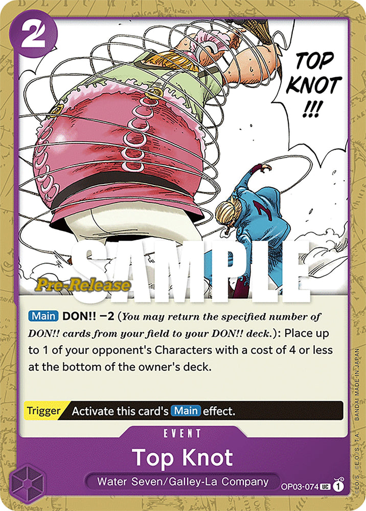 Image for Top Knot (OP03-074) [Pillars of Strength Pre-Release Cards] - One Piece Card Game