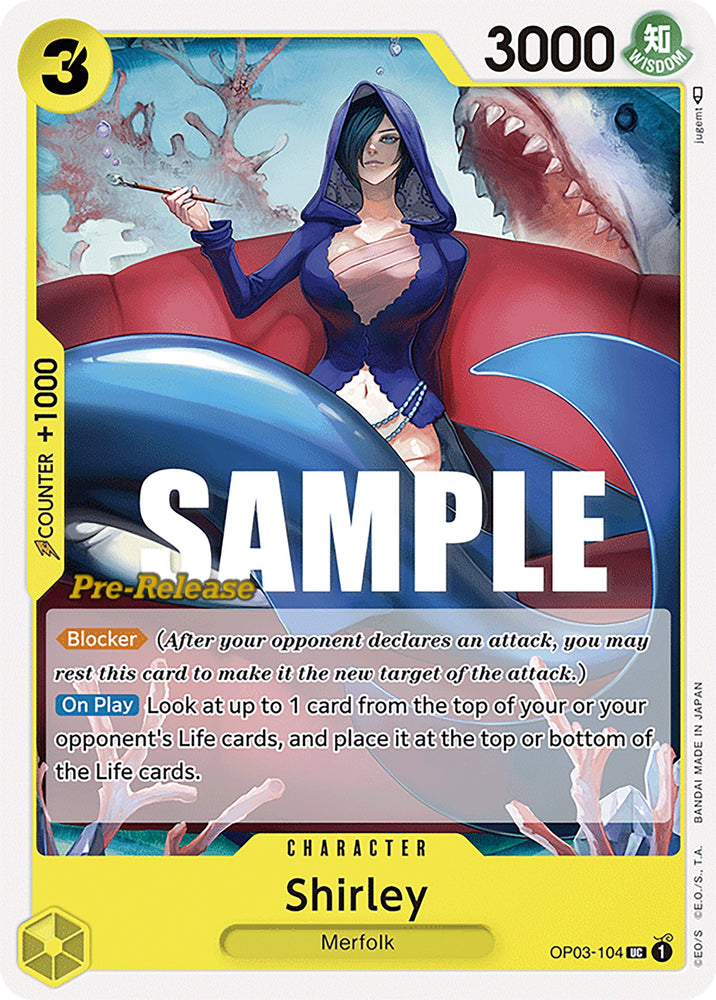Image for Shirley (OP03-104) [Pillars of Strength Pre-Release Cards] - One Piece Card Game