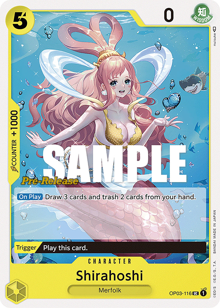 Image for Shirahoshi (OP03-116) [Pillars of Strength Pre-Release Cards] - One Piece Card Game