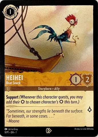 Heihei - Boat Snack (9) [Disney Lorcana Promo Cards]