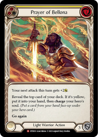 Image for Prayer of Bellona (DTD053) - Flesh and Blood TCG