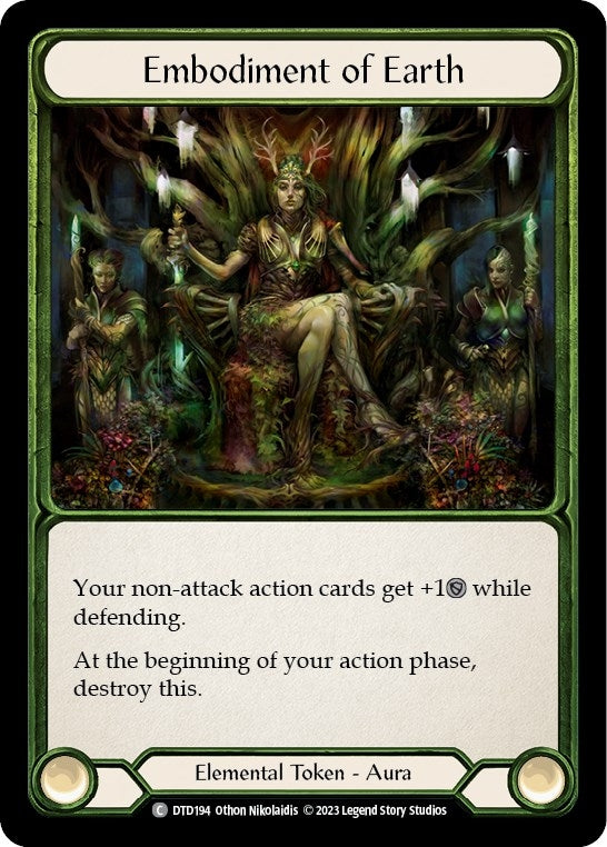 Image for Embodiment of Earth (DTD194) - Flesh and Blood TCG