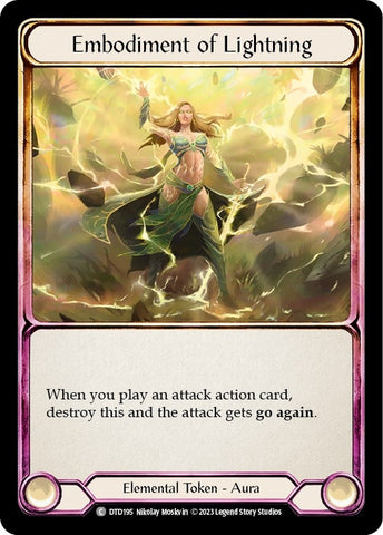Image for Embodiment of Lightning (DTD195) - Flesh and Blood TCG