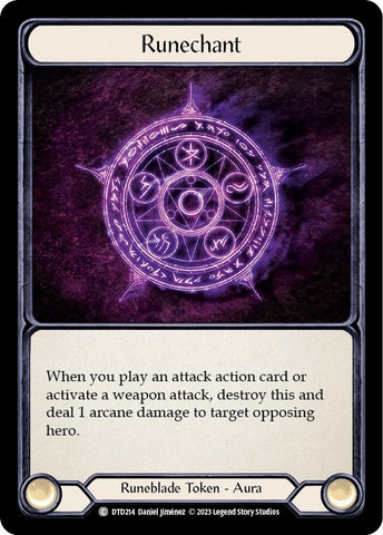 Image for Runechant (DTD214) - Flesh and Blood TCG