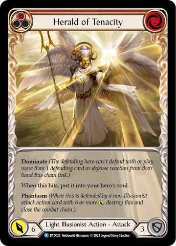 Herald of Tenacity (Red) (DTD023) [Dusk Till Dawn]