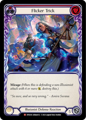 Image for Flicker Trick (DTD218) - Flesh and Blood TCG