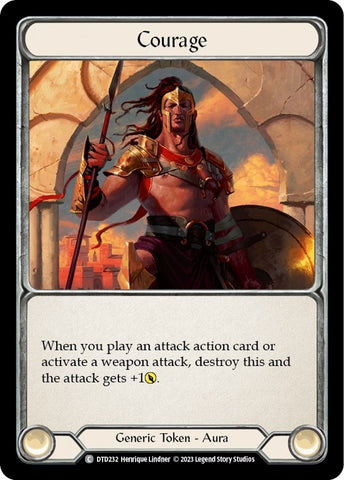 Image for Courage (DTD232) - Flesh and Blood TCG