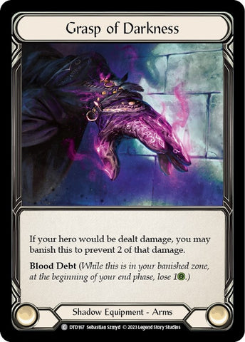 Image for Grasp of Darkness (DTD167) - Flesh and Blood TCG