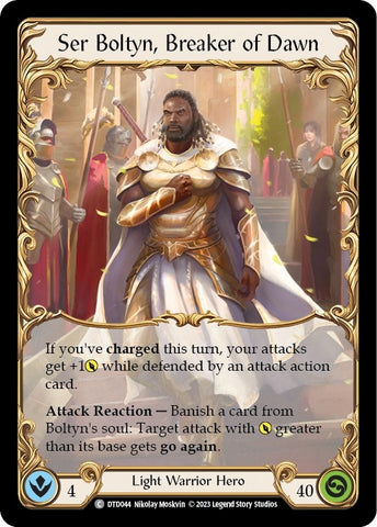 Image for Ser Boltyn, Breaker of Dawn (DTD044) - Flesh and Blood TCG