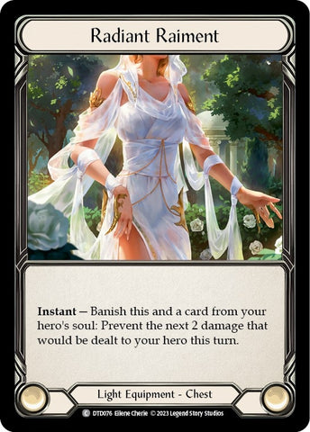 Image for Radiant Raiment (DTD076) - Flesh and Blood TCG